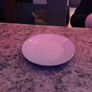 Roto plato sal
